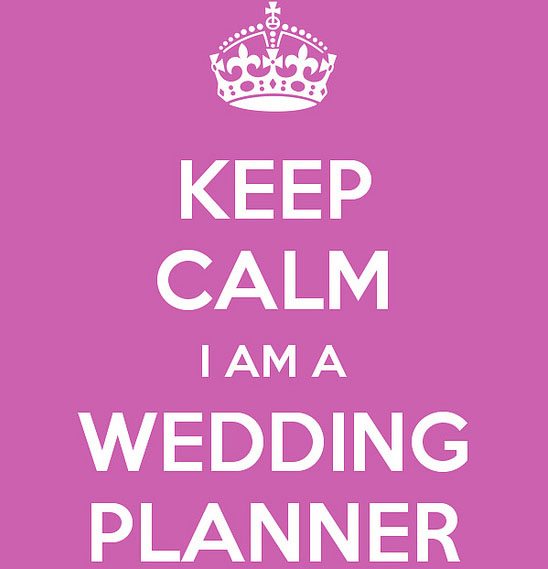 citaat blijf rustig ik ben een weddingplanner