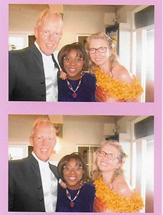 echte genieters van het leven of beter gezegd Bourgondische mensen die trouwen bij Auberge du Bonheur