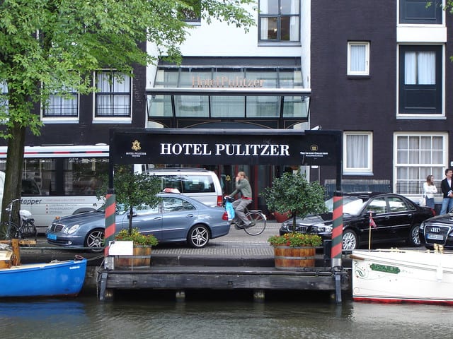 Waterside wedding restaurants hotel near canal belt amsterdam Pulitzer