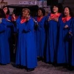 gospelkoor boeken jazz festival programma gospelkoor met band boeken abc gospel choir in blue and red togas
