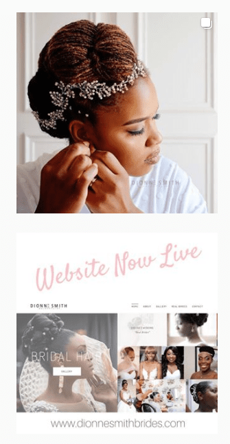 black bride putting on jewellery and bridal accessories