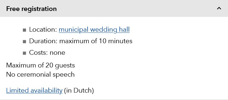 registering a foreign marriage in NL