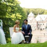 dutch castle wedding venues couple sitting in ceremony suite