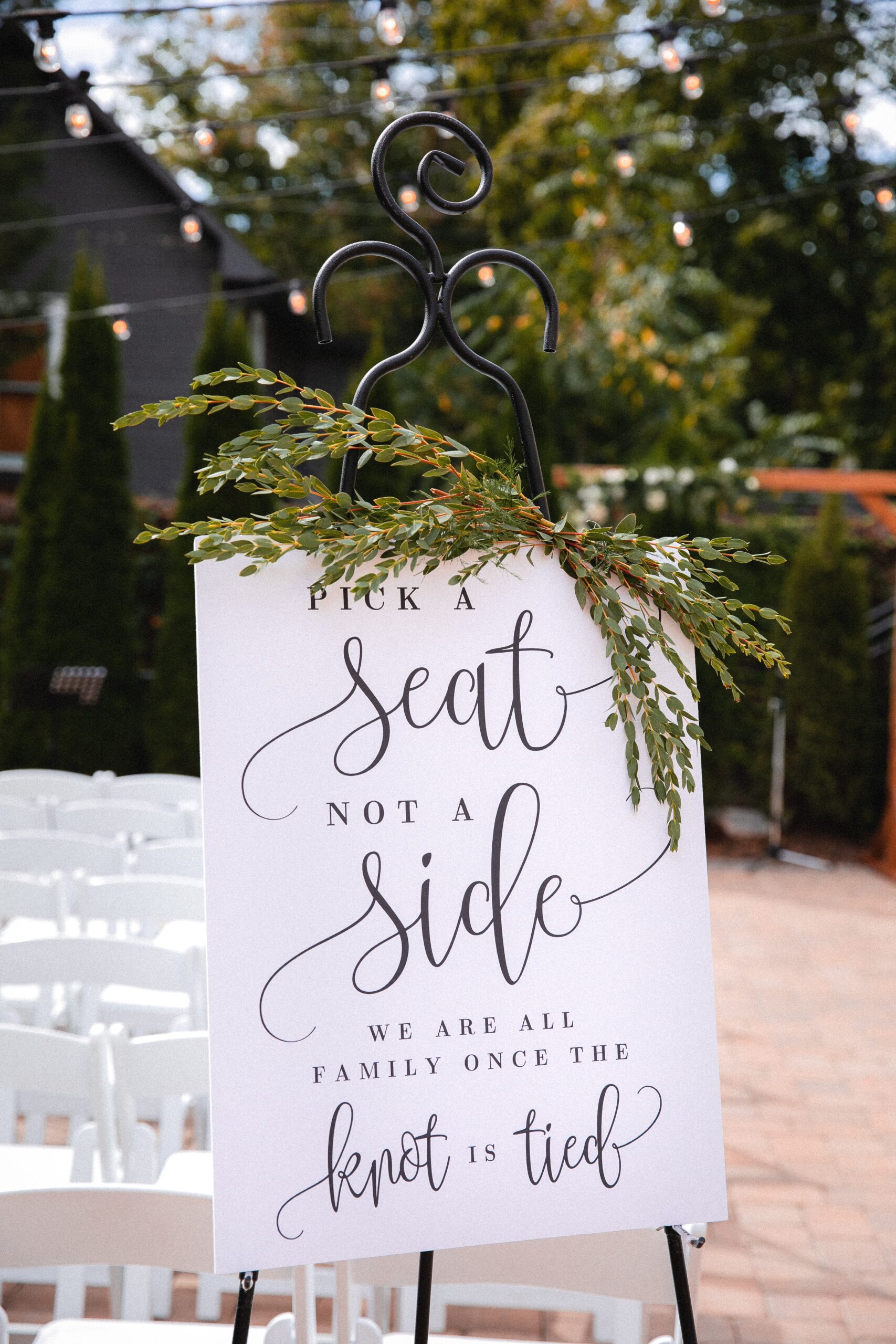 wedding signage