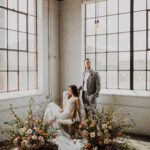 Top wedding magazines romantic industrial styled photoshoot