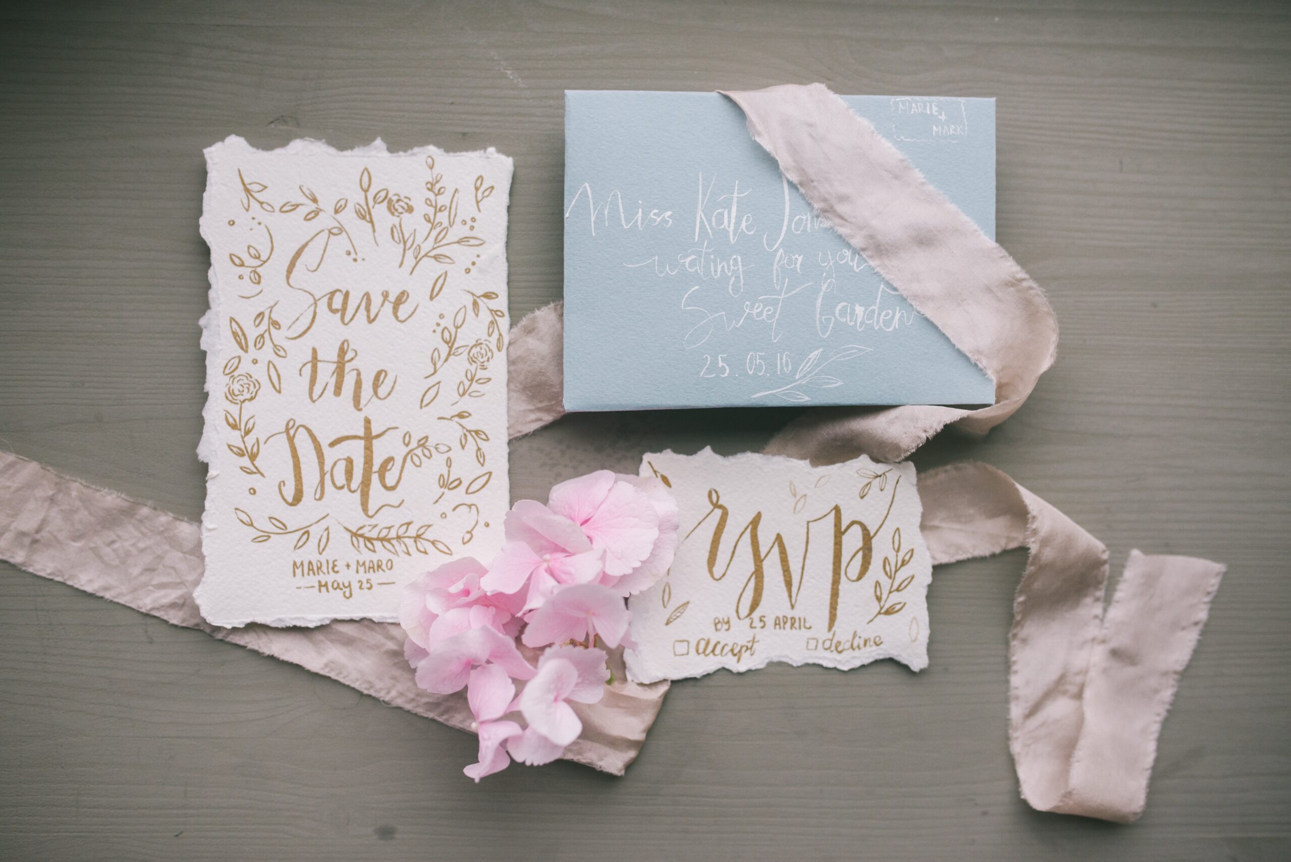 Dutch wedding planner invitations