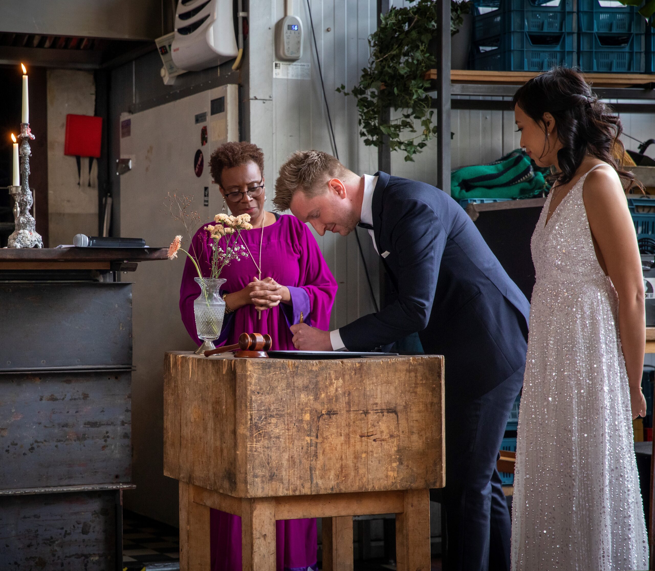 symbolic wedding blessing ceremony