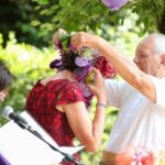 Wedding Rituals couple experiencing lei exchange